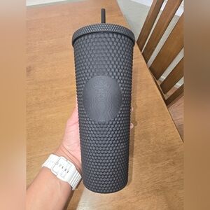 Starbucks Matte Black Studded Tumbler Disney 50th Anniversary NWT